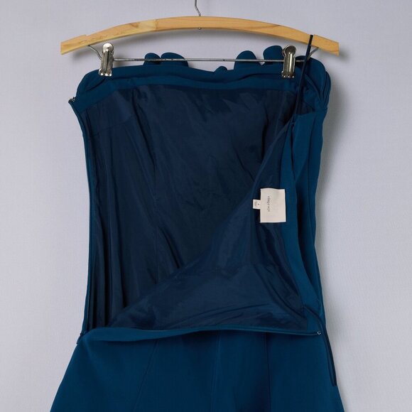 CINQ A SEPT dress Tansy Strapless Ruffle Cocktail - Picture 6 of 12